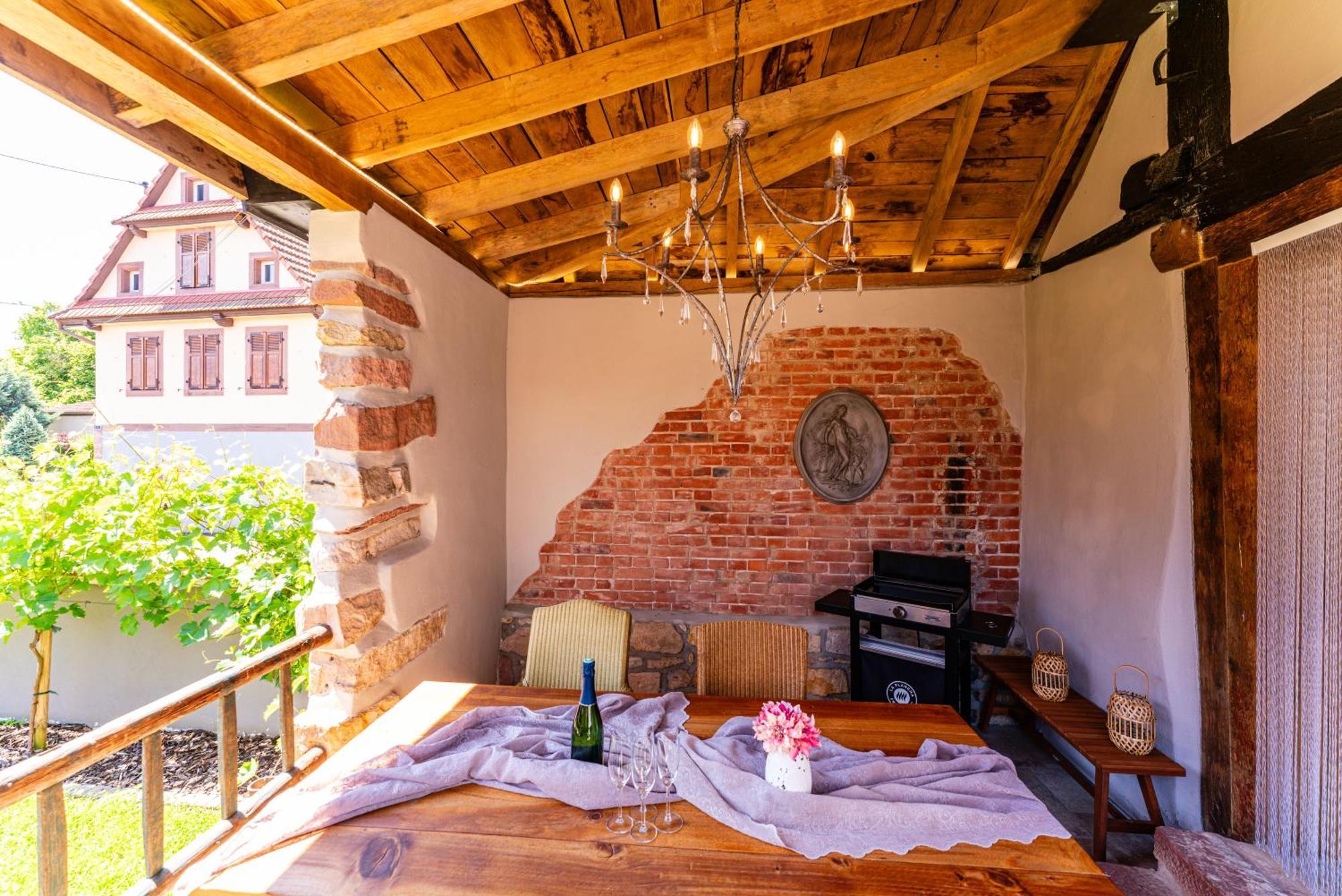 Maison 1775 Ferien Im Historischen Bauernhaus Mit Sauna, Wissembourg, Elsass Villa Ingolsheim Exterior foto